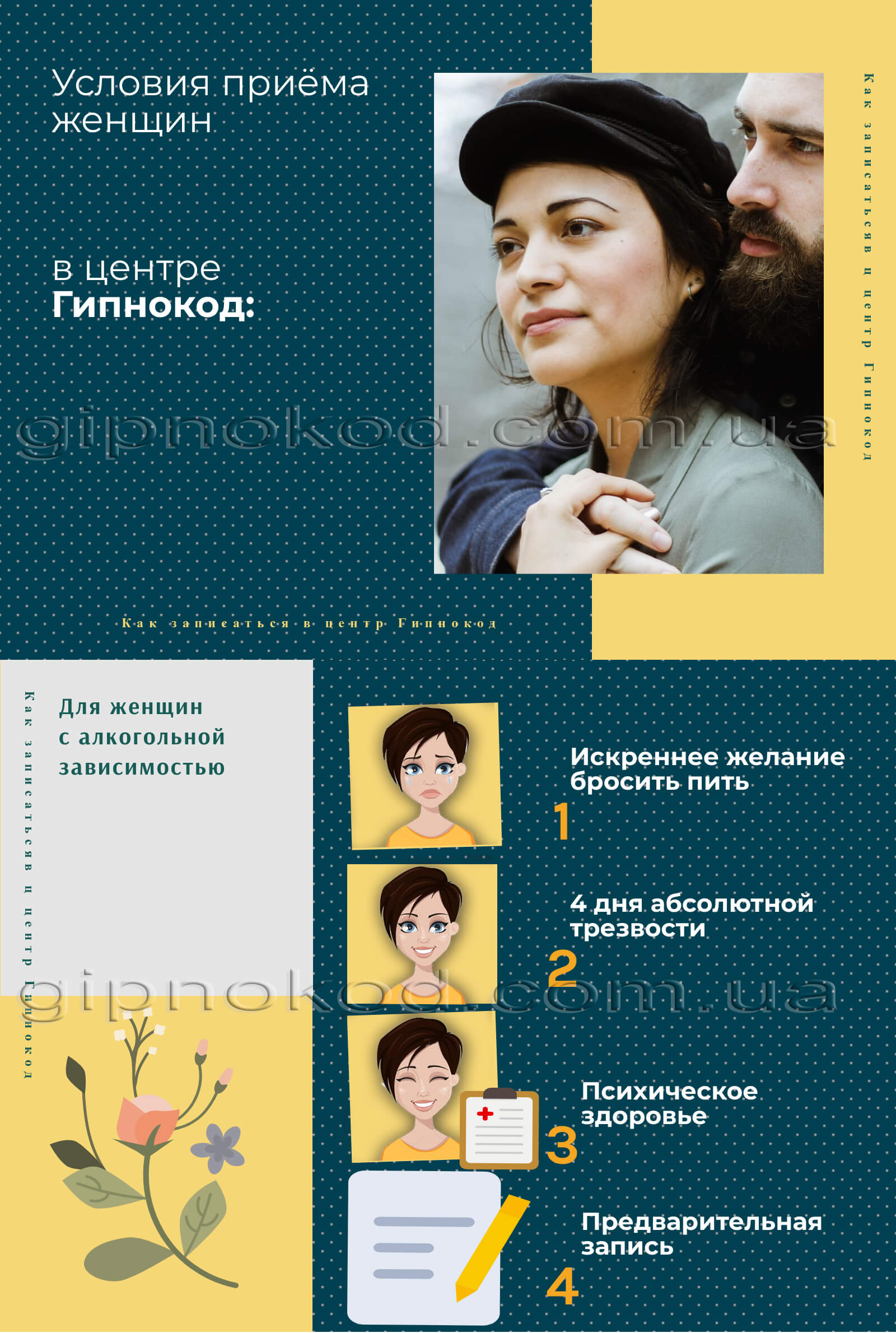 График лечения женщин от алкоголя 